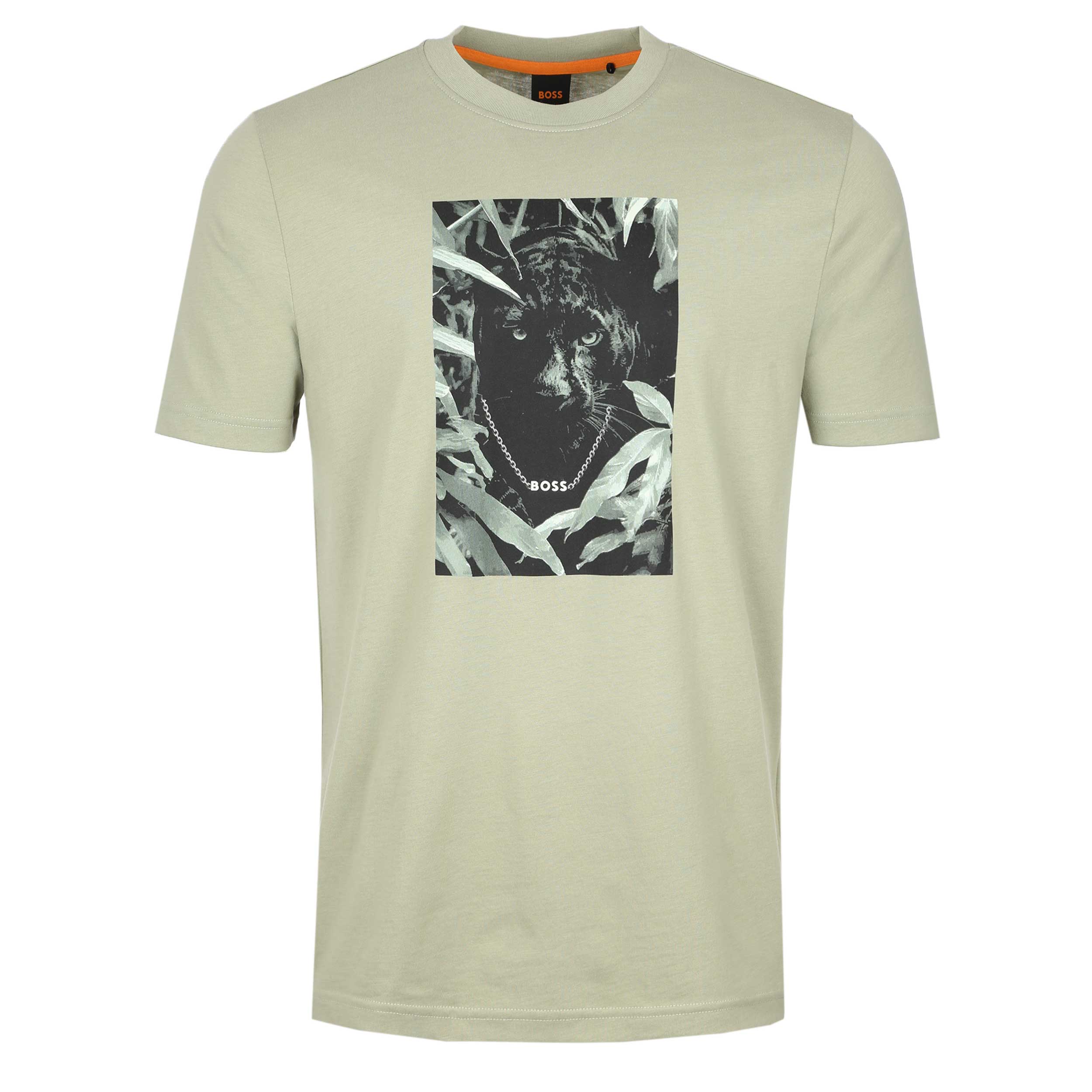 BOSS Te_Animali T-Shirt in Sage