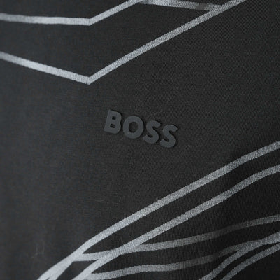 BOSS Tee Beetle T Shirt in Black Logo