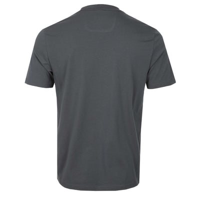BOSS Tee GRX Zone T Shirt in Grey Back
