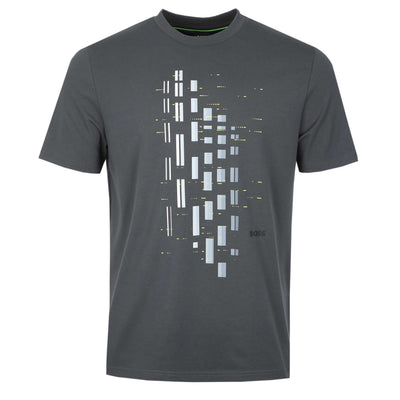 BOSS Tee GRX Zone T Shirt in Grey