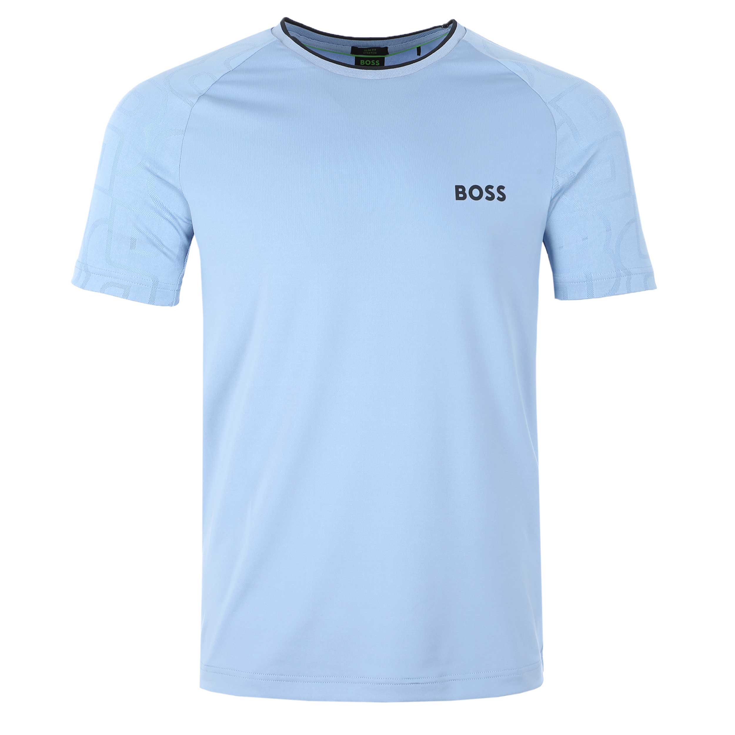 BOSS Tee MB 3 T Shirt in Sky Blue