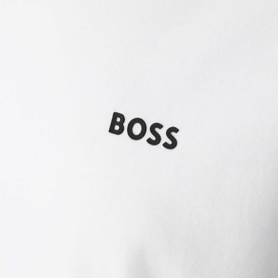 BOSS Tee T Shirt in White Logo