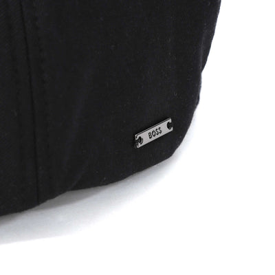 BOSS Trystan TW Flat Cap in Black Logo