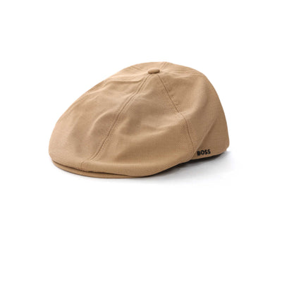 BOSS Trystan TW Flat Cap in Medium Beige