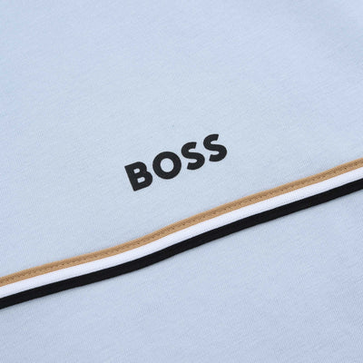 BOSS Unique T-Shirt in Light Blue Logo