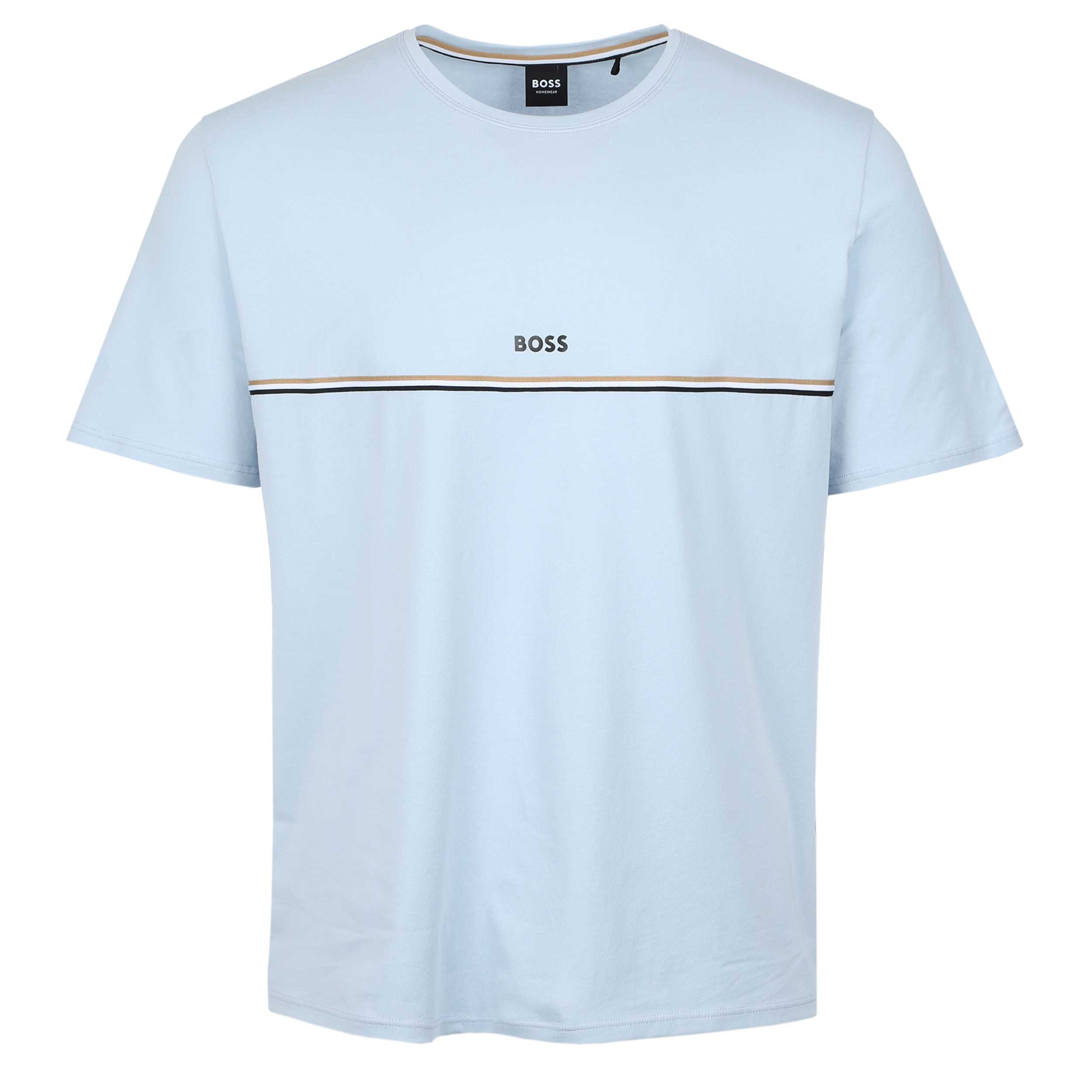 BOSS Unique T-Shirt in Light Blue