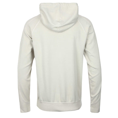 BOSS We concretehood Hoodie Sweat Top in Light Beige Back