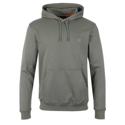 BOSS Wetalk Hoodie Sweat Top in Open Grey