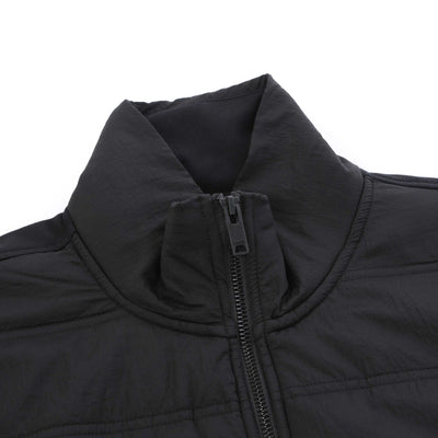 BOSS Ze Puff Sweat Top in Black Zip