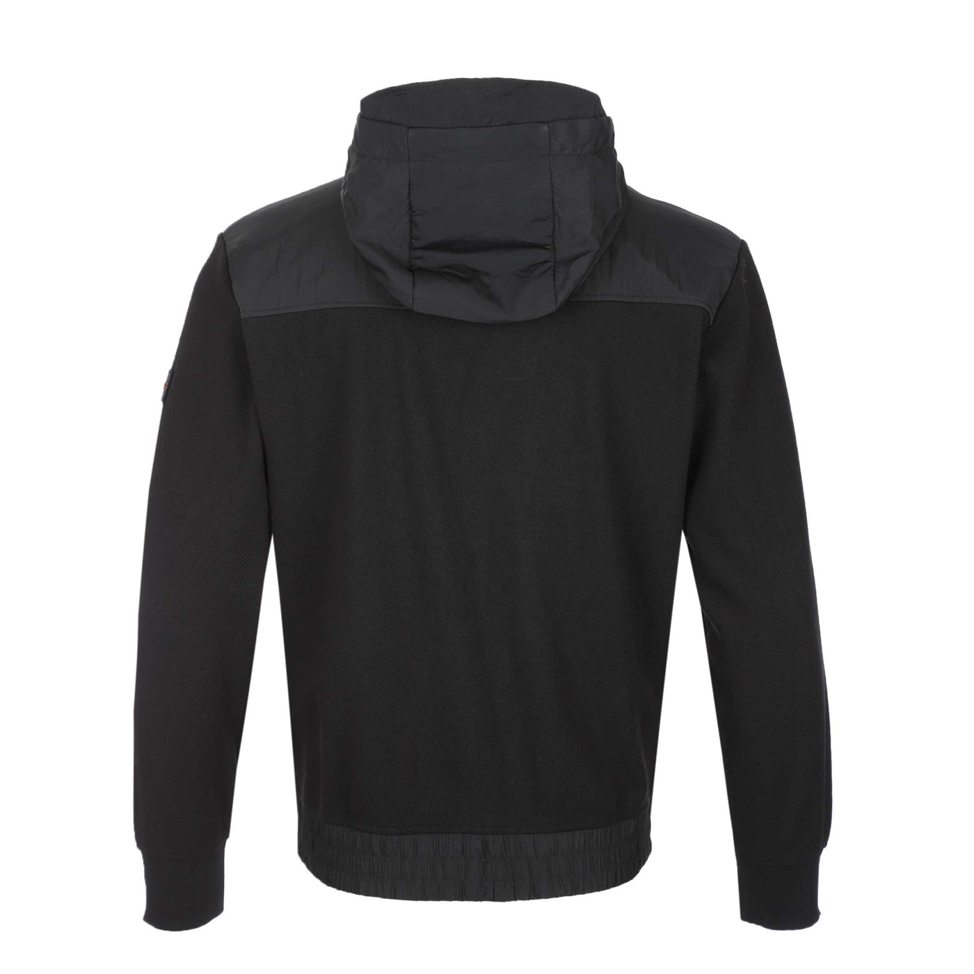 BOSS Ze_hood Hoodie Sweat Top in Black Back