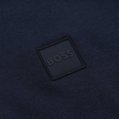 BOSS Zetrust Sweat Top in Navy Logo