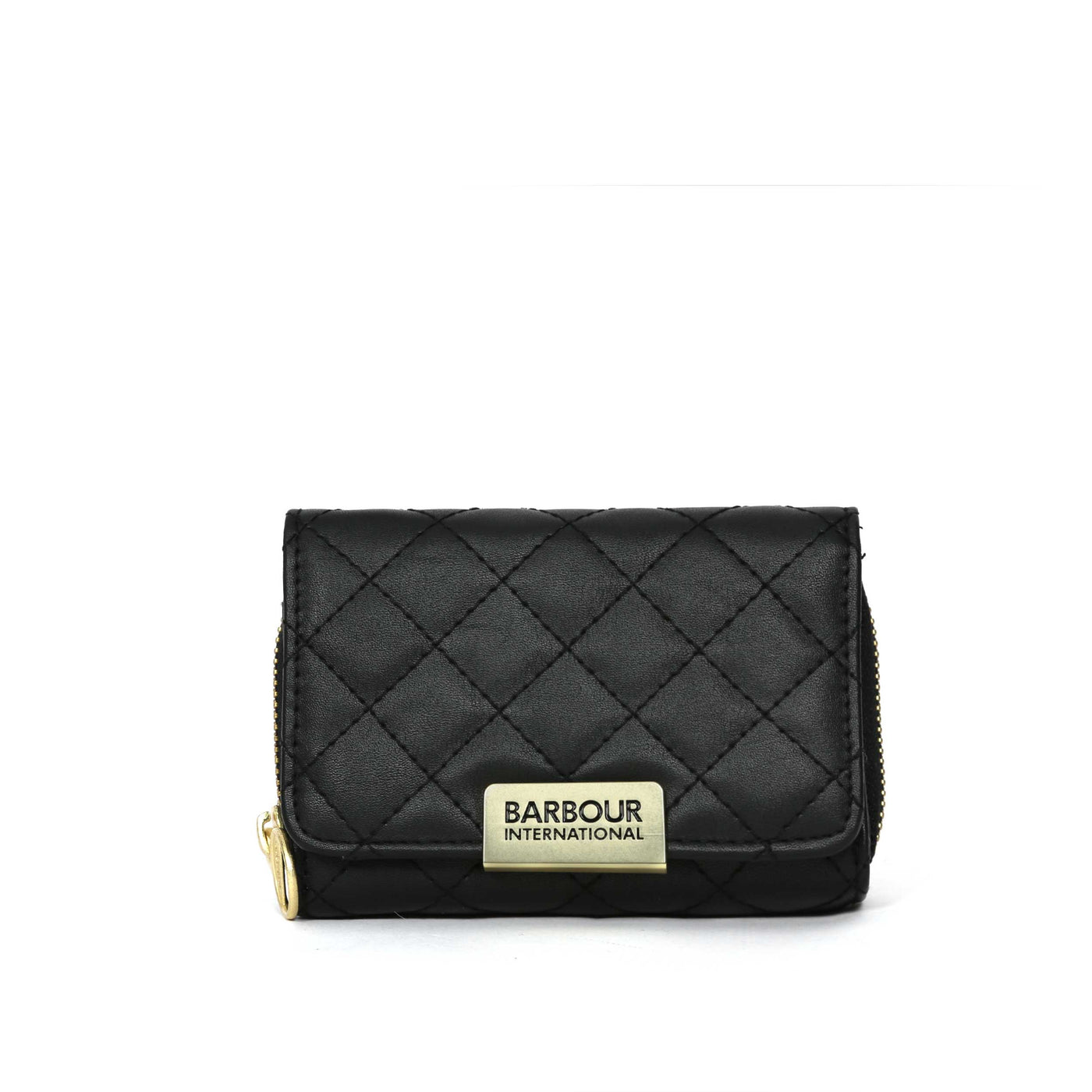 Barbour Aurora Tri Fold Ladies Purse in Black