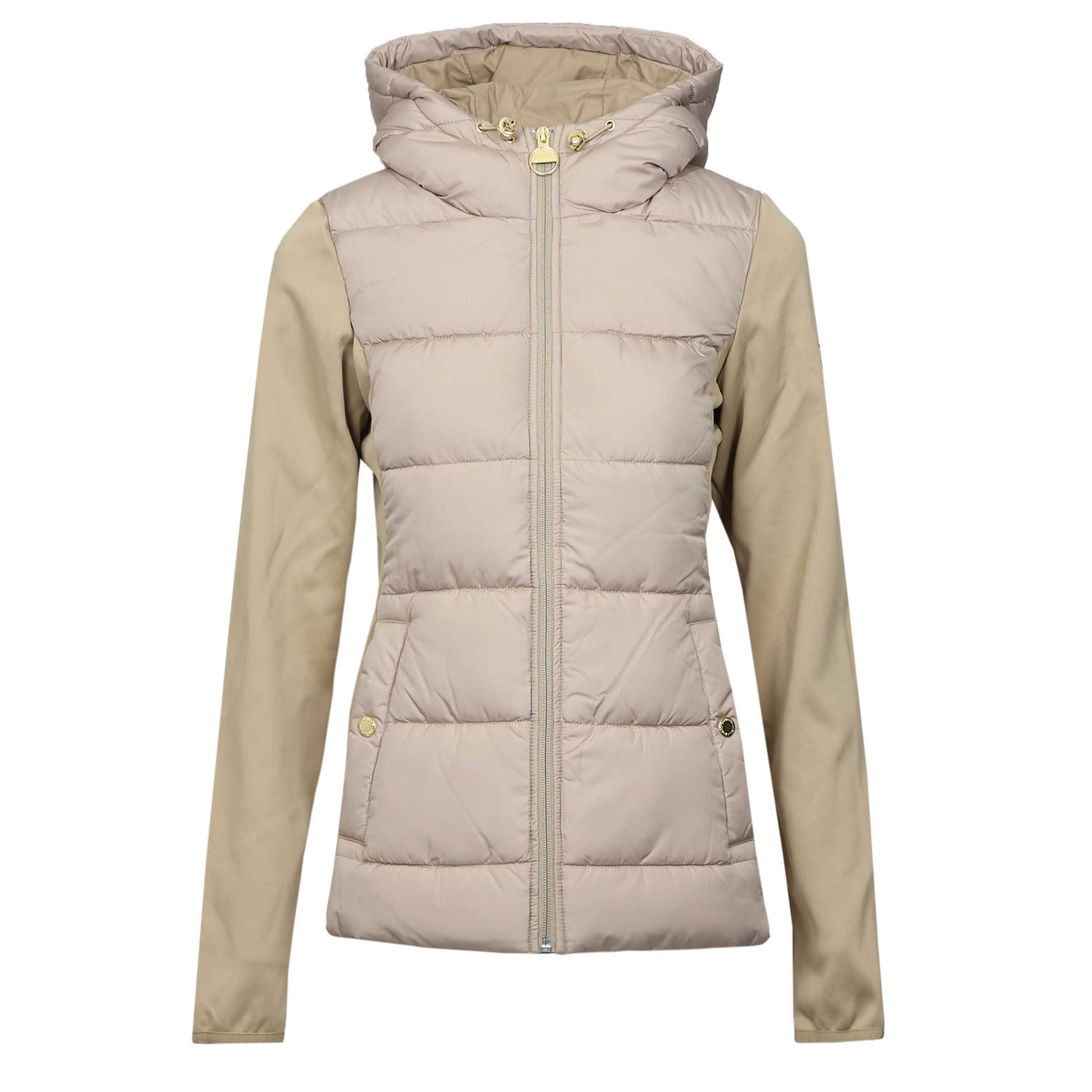 Barbour Bondar Ladies Quilted Sweat Top in Light Trench