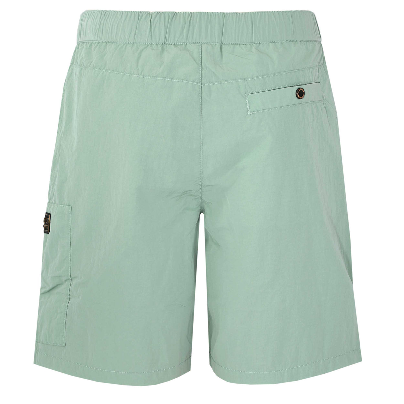 Barbour Inline Short in Granite Green Back