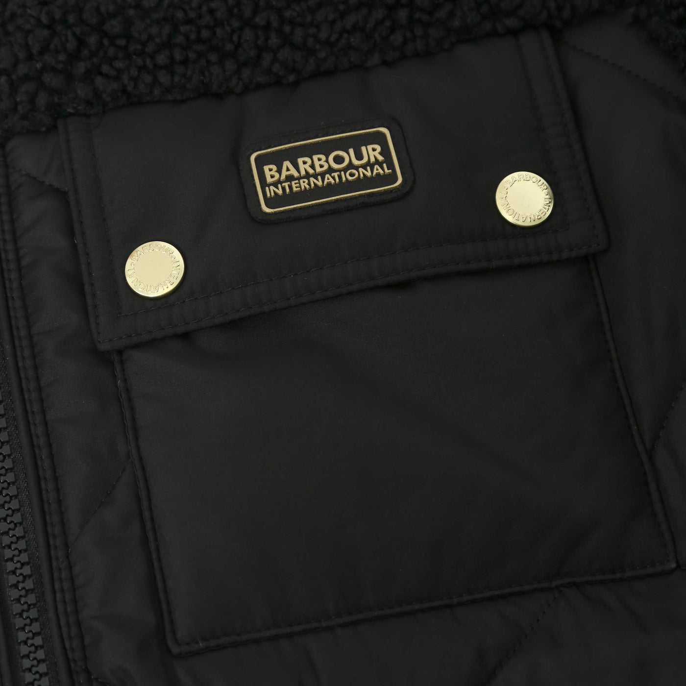 Barbour Jemison Ladies Quilted Jacket in Black Logo