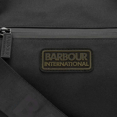 Barbour Knockhill Essential Holdall in Black Logo