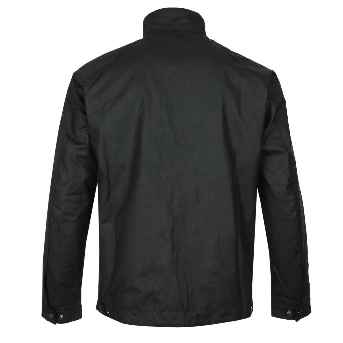 Barbour Lexton Wax Jacket in Black Back