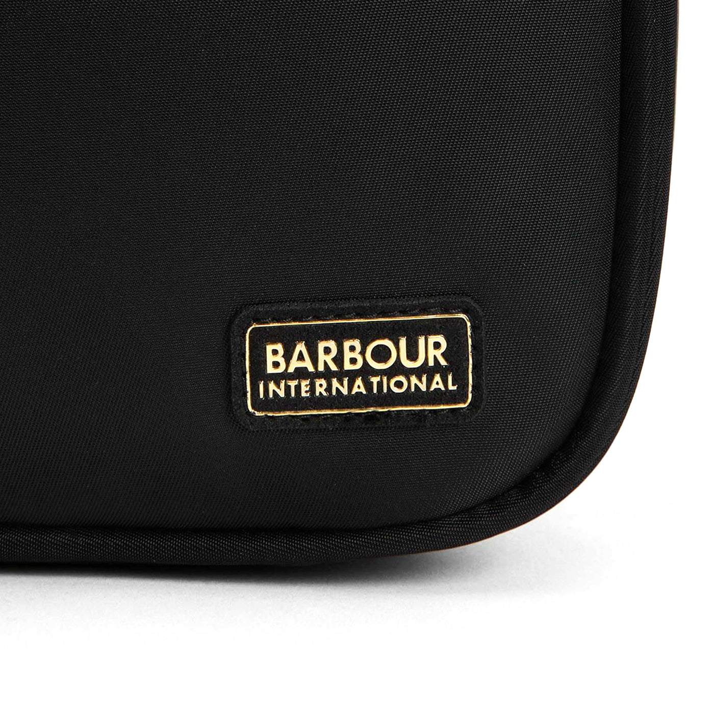 Barbour Qualify Micro Crossbody Ladies Bag in Black Logo