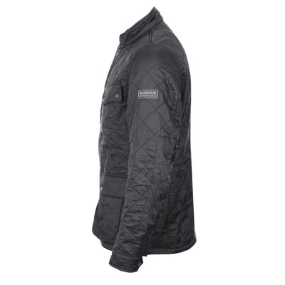 Barbour Tourer Ariel Polarquilt Jacket in Black Side