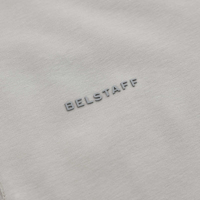 Belstaff Alloy Polo Shirt in Cement Grey Logo