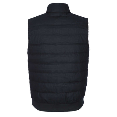 Belstaff Circuiteer Gilet in Dark Ink Wool Back