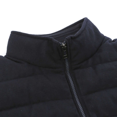 Belstaff Circuiteer Gilet in Dark Ink Wool Collar