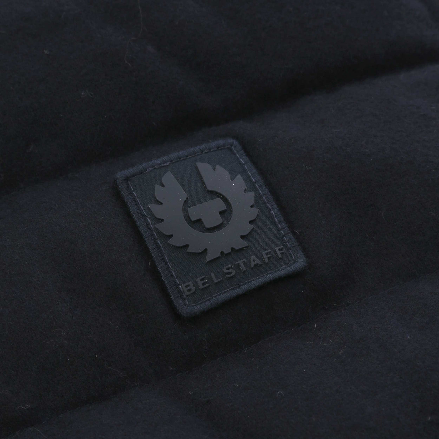 Belstaff Circuiteer Gilet in Dark Ink Wool Logo