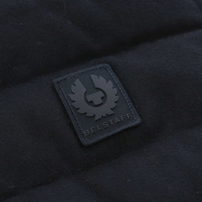 Belstaff Circuiteer Gilet in Dark Ink Wool Logo