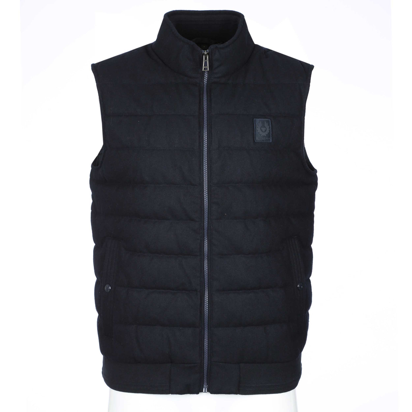 Belstaff Circuiteer Gilet in Dark Ink Wool