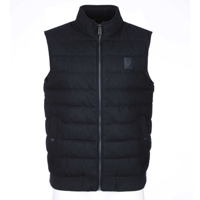 Belstaff Circuiteer Gilet in Dark Ink Wool