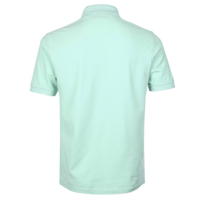 Belstaff Classic Short Sleeve Polo Shirt in Breeze Green Back