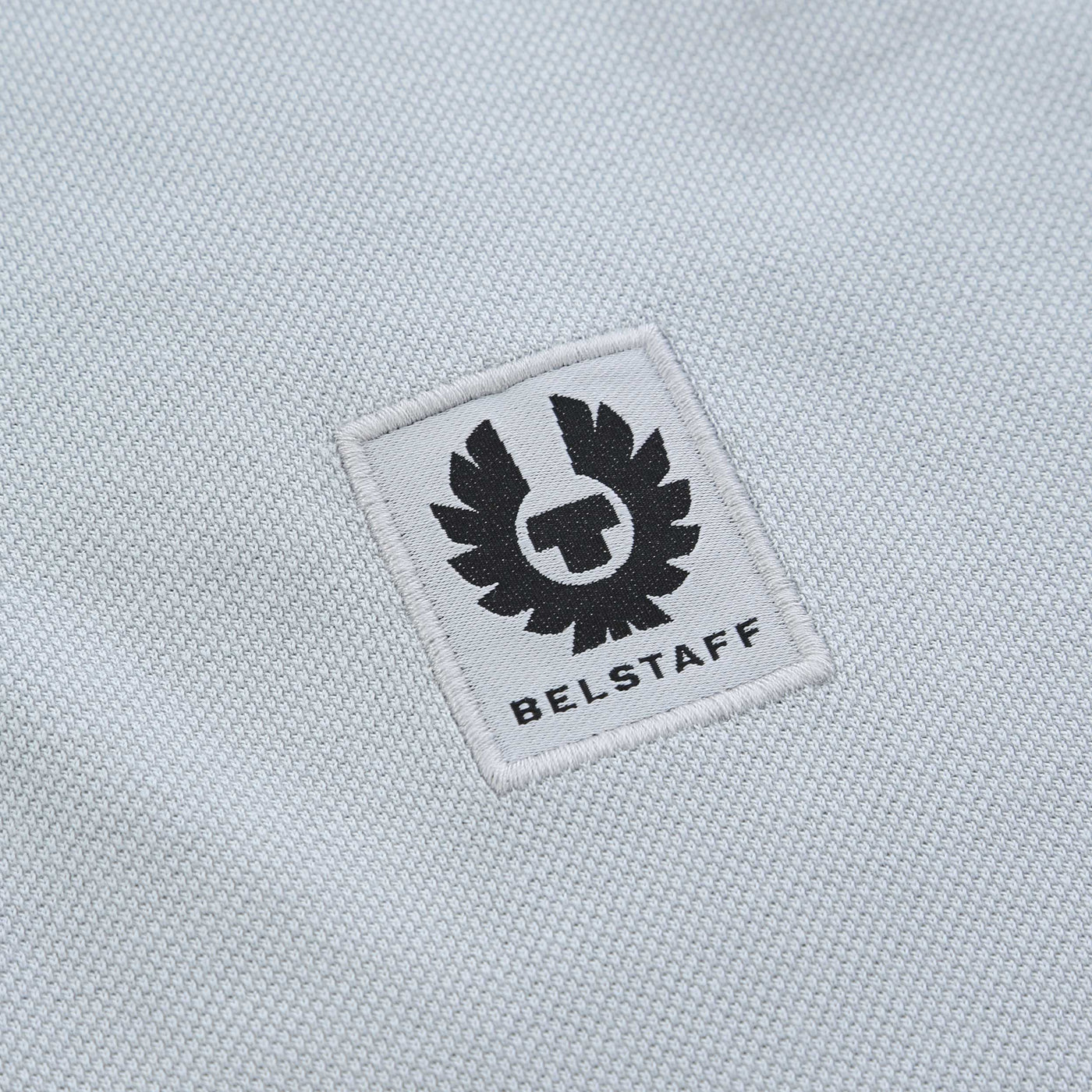 Belstaff Classic Short Sleeve Polo Shirt in Quarry Blue Logo