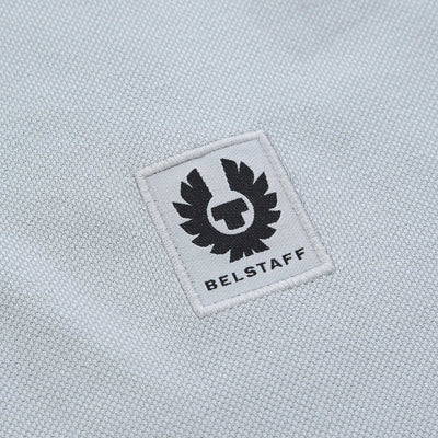 Belstaff Classic Short Sleeve Polo Shirt in Quarry Blue Logo