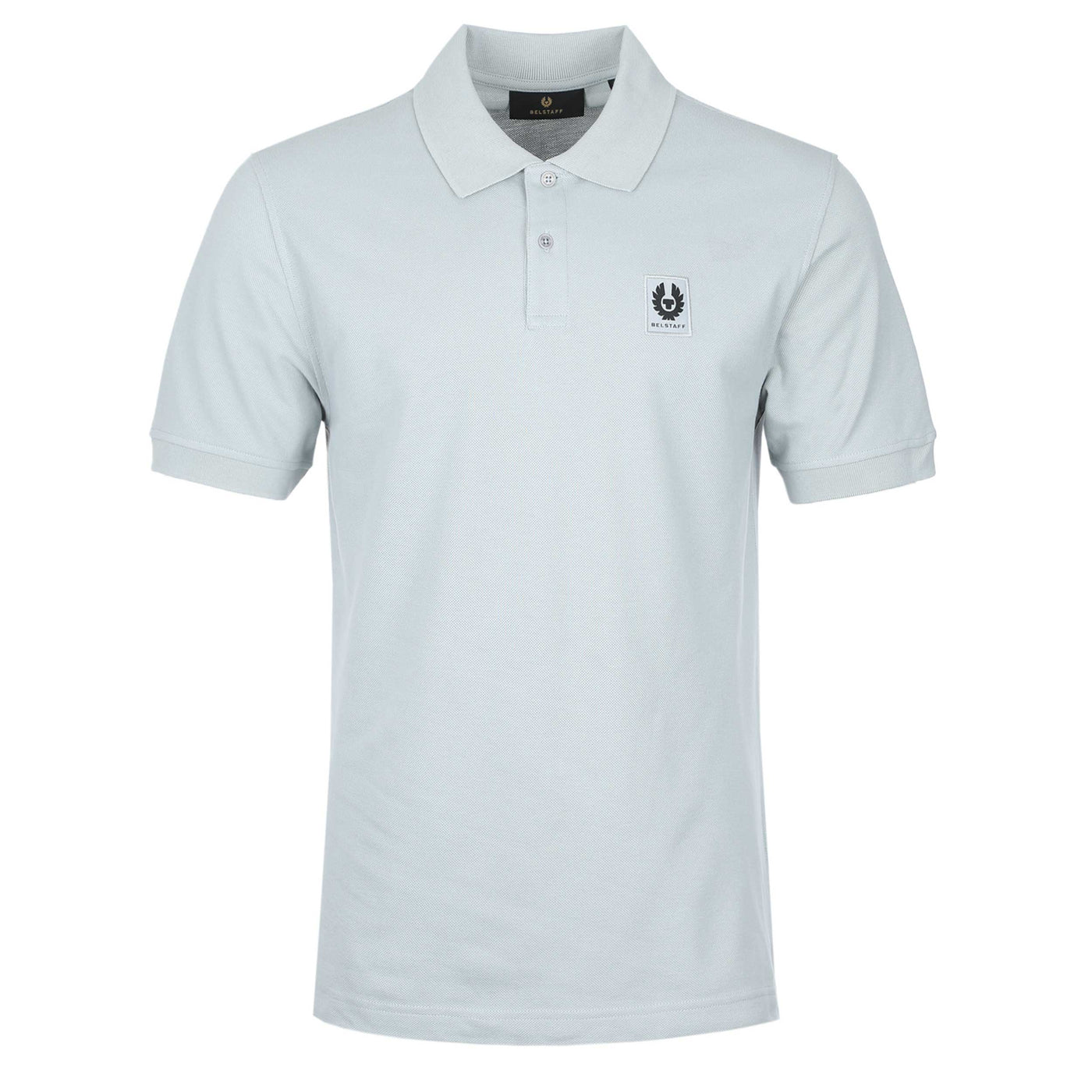Belstaff Classic Short Sleeve Polo Shirt in Quarry Blue