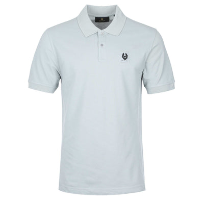 Belstaff Classic Short Sleeve Polo Shirt in Quarry Blue