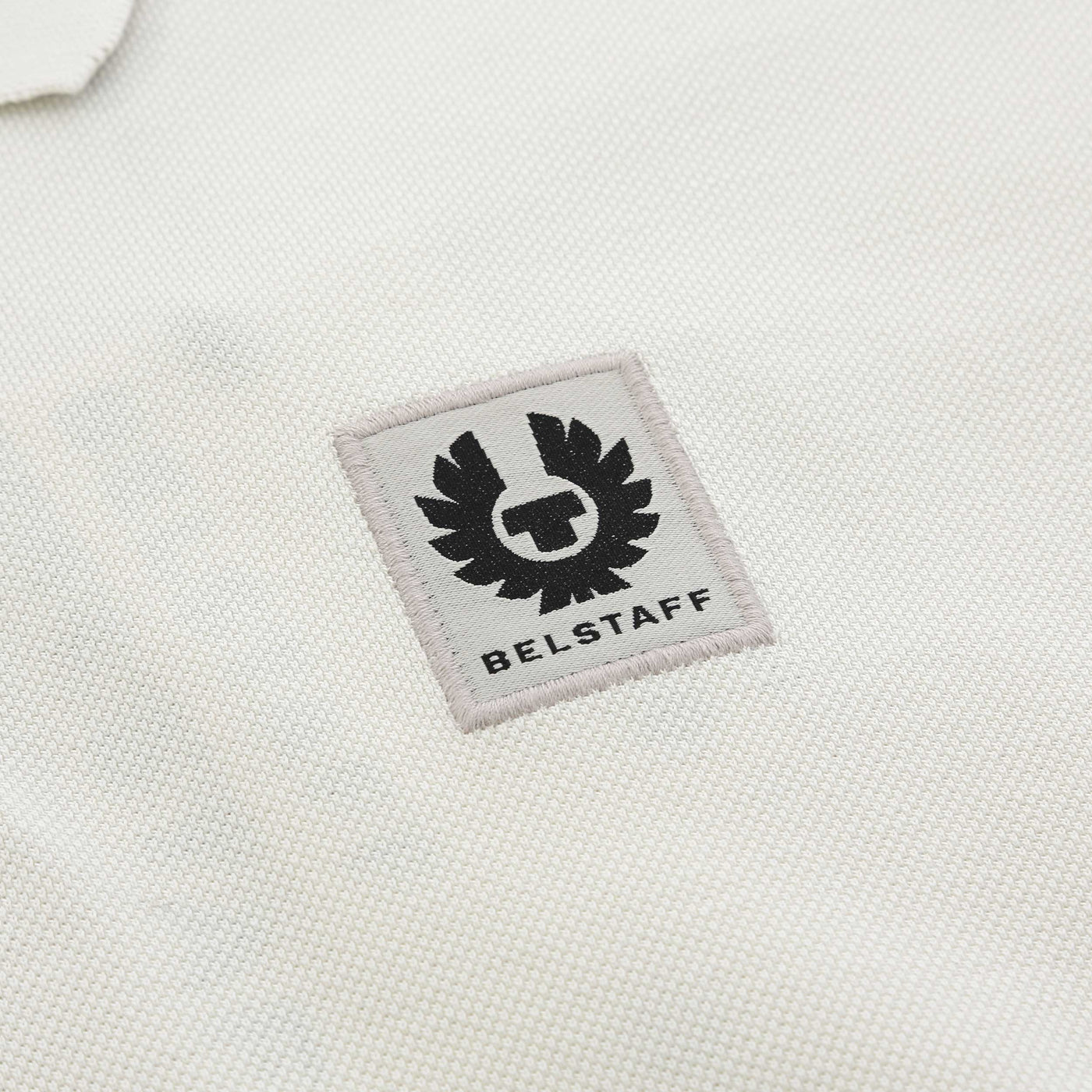 Belstaff Classic Short Sleeve Polo Shirt in Silver Birch Logo