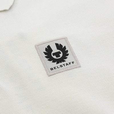 Belstaff Classic Short Sleeve Polo Shirt in Silver Birch Logo