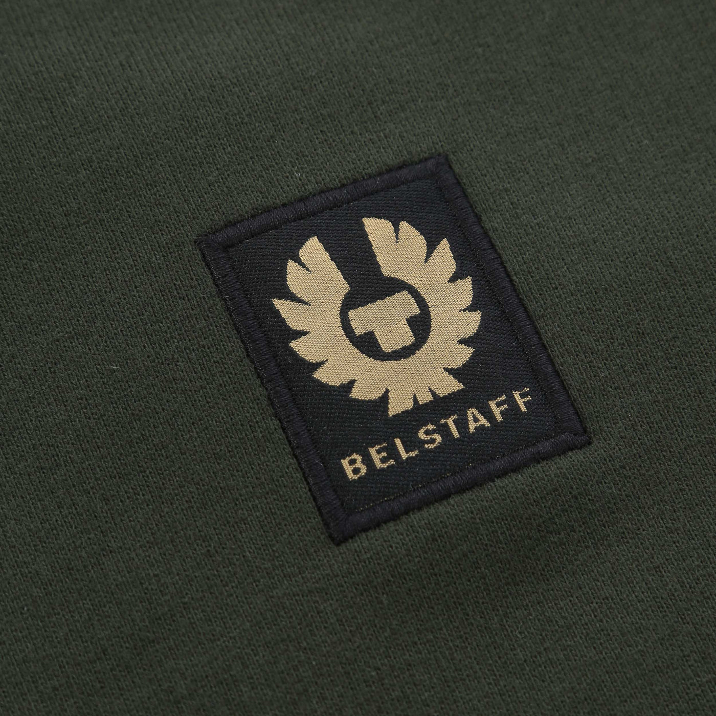 Belstaff Classic Sweat Top in Tile Green Logo