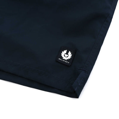 Belstaff Clipper Swim Short in Dark Ink Logo