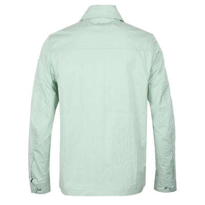 Belstaff Drome Overshirt in Breeze Green Back