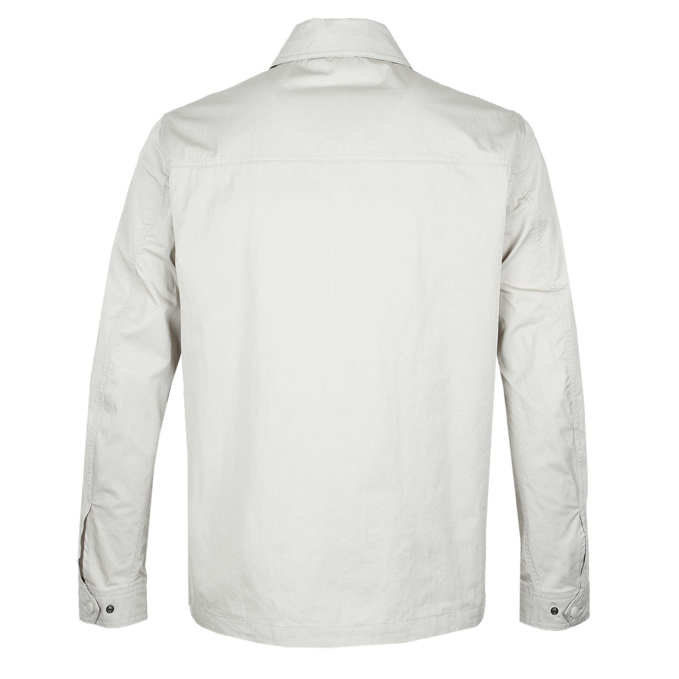 Belstaff Drome Overshirt in Cement Grey Back