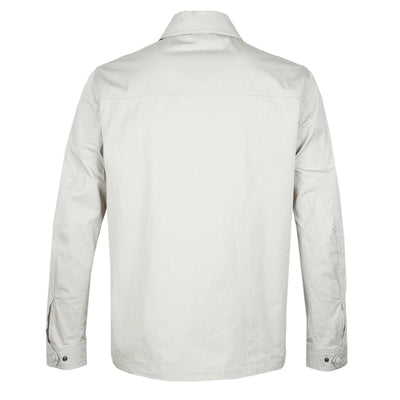 Belstaff Drome Overshirt in Cement Grey Back