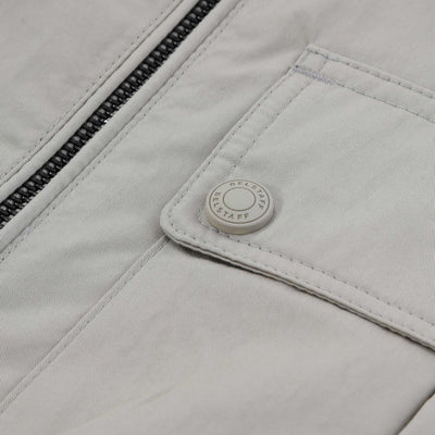 Belstaff Drome Overshirt in Cement Grey Pocket