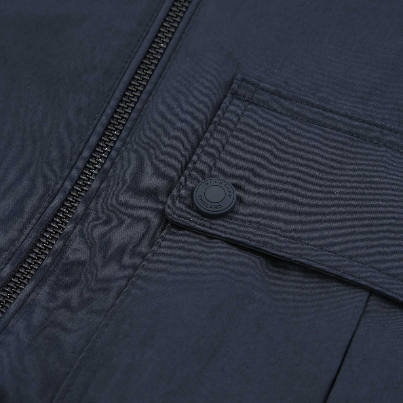 Belstaff Drome Overshirt in Dark Ink Detail 