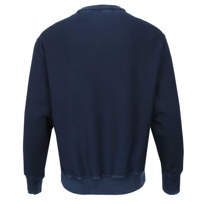 Belstaff Hockley Crewneck Sweat Top in Insignia Blue Back