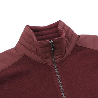 Belstaff Kelby Zip Cardigan in Redwood Neck