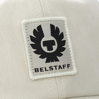 Belstaff Phoenix Logo Cap in Silver Birch Logo