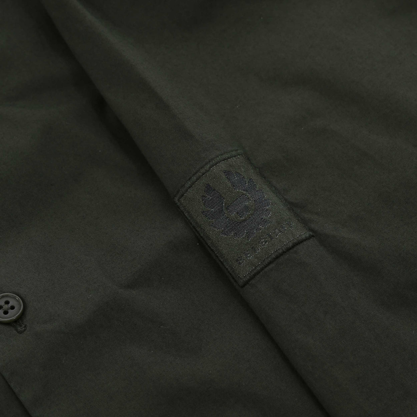 Belstaff Pipe Shirt in Tile Green Logo