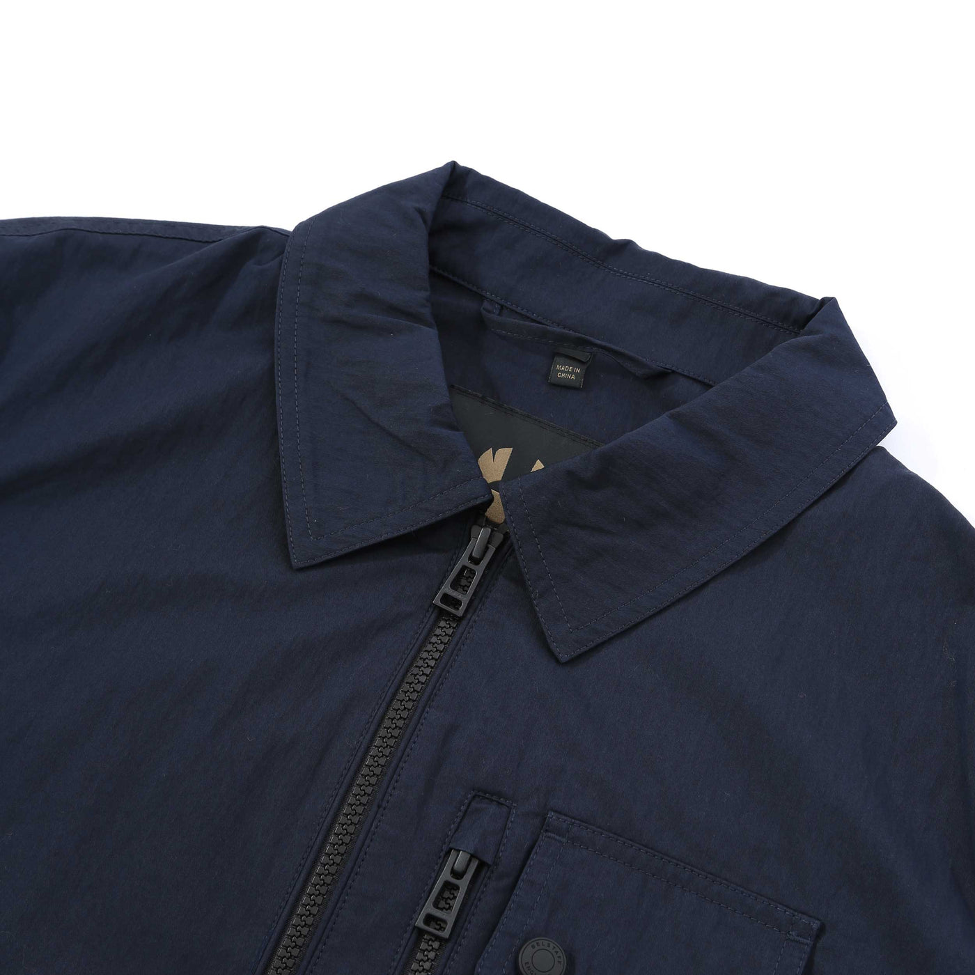 Belstaff Rail Overshirt in Dark Ink Collar