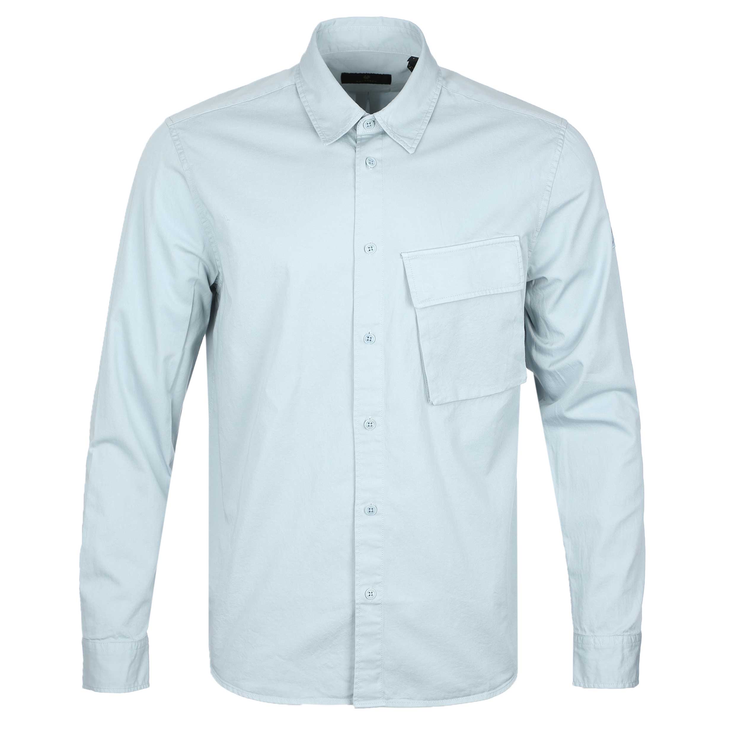 Belstaff Scale Shirt in Quarry Blue